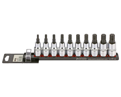 Bitdopset 1/2 ", Ribe 10 pièces sur rail