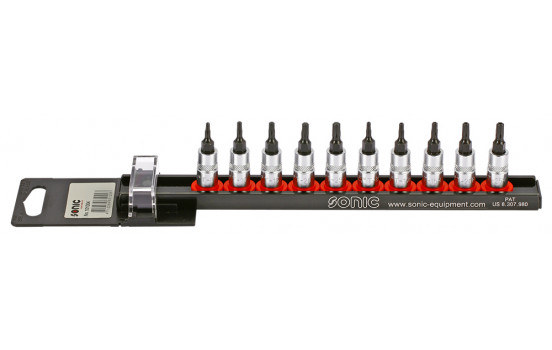 Bitdopset 1/4 ", TX 10 pièces sur rail