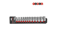 Force 4127-9 Jeu de douilles 1/2" 12 pans SAE 12 pièces