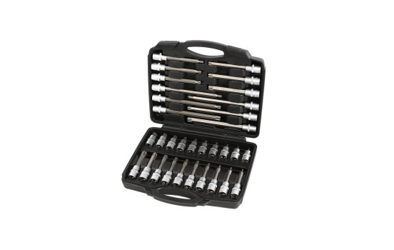 Jeu d'embouts à douille étoile 32 pièces 1/2"