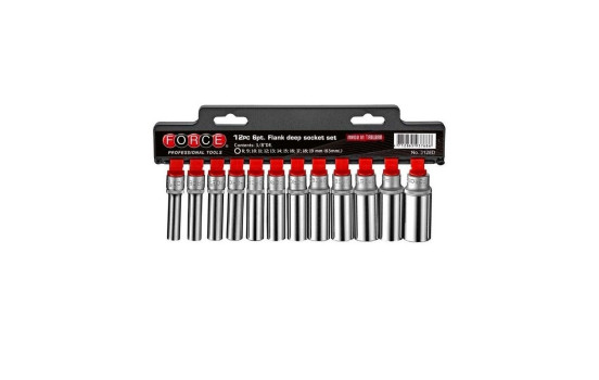 Jeu de 12 douilles profondes à flanc 3/8" DR. 6pt., Image 2