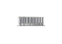 Jeu de douilles 1/2" longues 12 pans 9 pièces