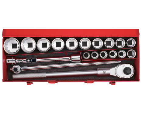 Jeu de douilles 3/4 ", 12 côtés 20 pièces