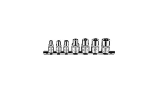 Jeu de douilles 3/8" Torx 7 pièces, Image 2