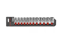 Jeu de douilles Force 1/2" 6 pans 12 pièces