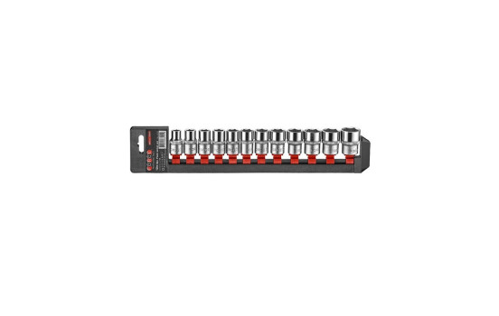 Jeu de douilles Force 1/2" 6 pans 12 pièces, Image 2