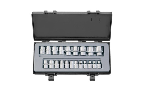 Jeu de douilles Force 1/2" 6 pans 21 pièces, Image 2