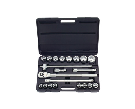 Jeu de douilles Force 3/4" 12 pans SAE 21 pièces