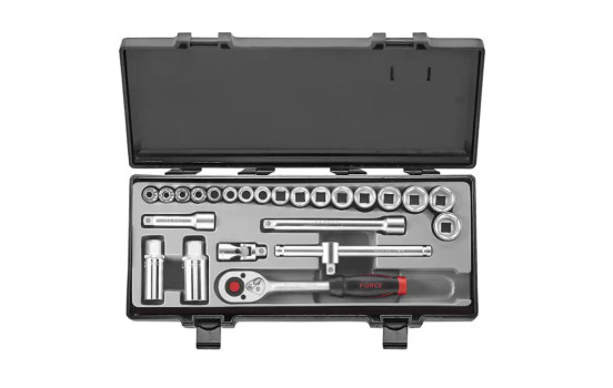 Jeu de douilles Force 3/8" profil Golf 24 pièces