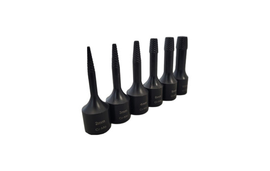 Jeu de douilles hélicoïdales, entraînement 3/8, 2 – 10 mm, 6 pièces, Image 9