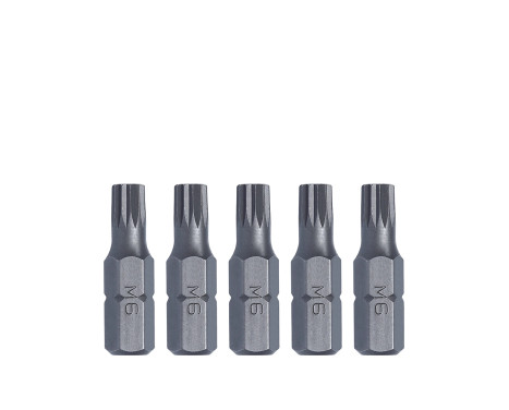 Embout sonique 5/16" multi-dents 30 mm M8 5 pièces.
