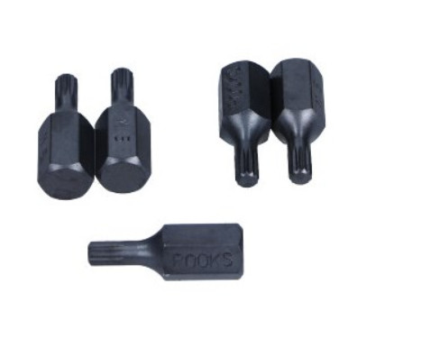 Rooks Bit 10 mm (3/8") à plusieurs dents M5 x 30 mm, 5 pièces