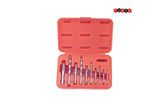 Ensemble combiné d'extracteur et de perceuse Force 10 pièces