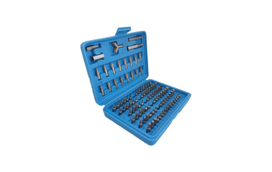 Jeu d'embouts 100 pièces 1/4" dans une boîte de rangement, Image 2