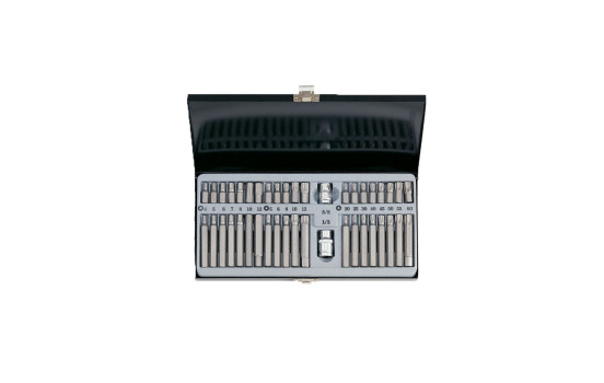 Jeu d'embouts Force 10 mm Torx, Allen et multi-dents 42 pièces