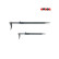 Pied de biche long réglable max 55,5 cm