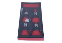 Jeu de pinces Rooks Seger, 4 pièces