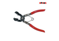 Pince pour colliers de serrage (type coudé)