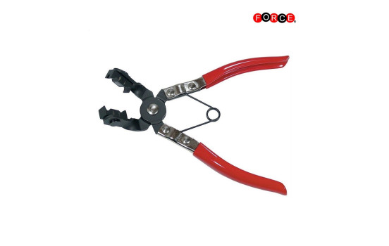 Pince pour colliers de serrage (type coudé)