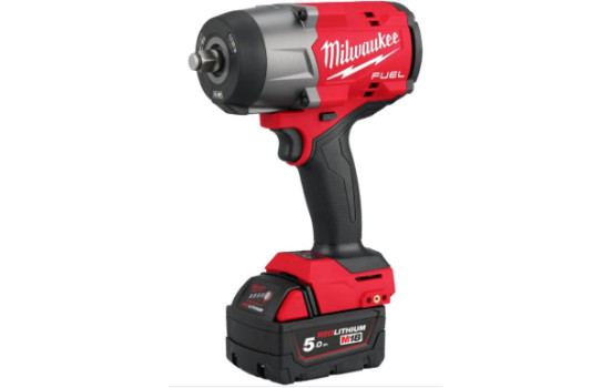 Clé à chocs à batterie Milwaukee M18 FHIW2F12-502X 18 V Li-Ion avec jeu de bagues de friction (2 batteries 5,0 Ah) en