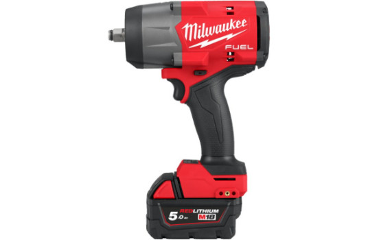Clé à chocs à batterie Milwaukee M18 FHIW2F12-502X 18 V Li-Ion avec jeu de bagues de friction (2 batteries 5,0 Ah) en, Image 2