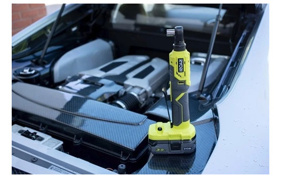 Clé à cliquet Ryobi ONE+ 18 V à batterie 1/4" (sans batterie), Image 4
