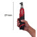 Clé à cliquet sans fil haute vitesse Milwaukee M12 FUEL™ FHIR38-0 3/8" hors batterie, Vignette 3