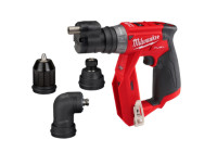 Perceuse-visseuse sans fil Milwaukee M12 FDDXKIT-0X 12 V Li-Ion avec accessoires