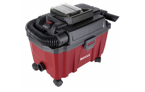 Rooks Aspirateur portable 20V AQ-One sec et humide 200W 10L (batterie 4,0ah incluse)
