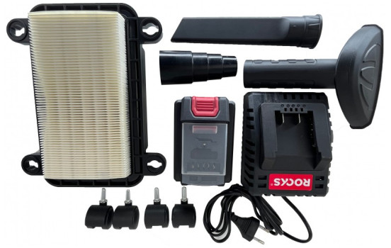 Rooks Aspirateur portable 20V AQ-One sec et humide 200W 10L (batterie 4,0ah incluse), Image 3