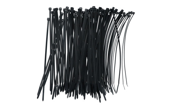 Womi Attaches de câble 200x3,6mm noir 100 pièces, Image 3
