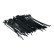 Womi Attaches de câble 200x3,6mm noir 100 pièces, Vignette 4