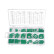Assortiment de caoutchoucs d'étanchéité pour climatisation 225 pcs