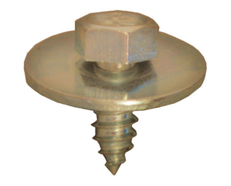 Boulon hexagonal 6.3x16mm anneau 22mm - 5 pièces