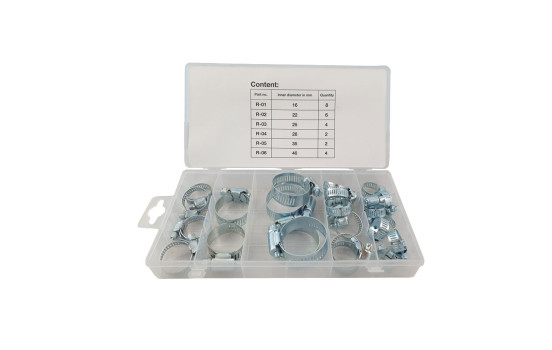 Assortiment de colliers de serrage 26 pcs