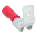 Bouchon plat Carpoint Branch 561 rouge, lot de 10
