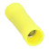 Connecteur bout à bout Carpoint 551 Jaune Ø 6,8 mm, lot de 10