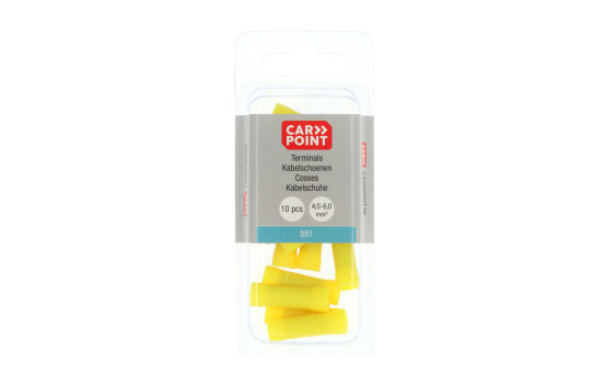 Connecteur bout à bout Carpoint 551 Jaune Ø 6,8 mm, lot de 10, Image 5
