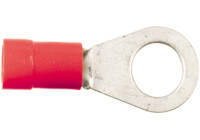 Cosse à anneau Rouge 0,5 - 1,0 mm² / Largeur 4,0 mm (100 pièces)