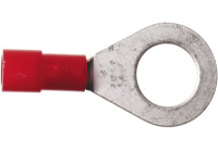 Cosse à anneau Rouge 0,5 - 1,0 mm² / ouverture 6,5 mm (100 pièces)
