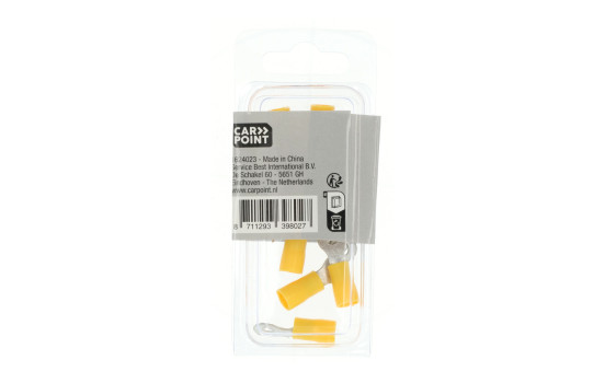 Cosses annulaires Carpoint 674 jaunes M4 (10 pièces), Image 4