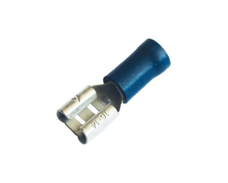 Cosses de câble, lot de 5, 6,3 x 0,8 mm, bleues, sous blister
