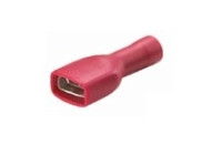 Cosses de câble, lot de 5, 6,3 x 0,8 mm, rouges, sous blister