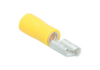 Manchon plat Carpoint 543 Jaune 6,3 x 0,8 mm, lot de 10