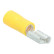 Manchon plat Carpoint 543 Jaune 6,3 x 0,8 mm, lot de 10