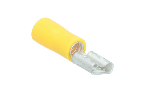 Manchon plat Carpoint 543 Jaune 6,3 x 0,8 mm, lot de 10
