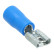 Manchon plat Carpoint 742 bleu 4,8 x 0,5 mm, lot de 10