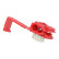 Pince de branche Carpoint 1563 Rouge 5 pièces, Vignette 2