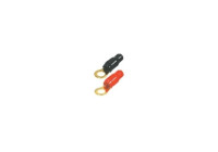 SYSTÈME AUDIO Cosse de câble à anneau 8 mm : 50 mm². 1x noir + 1x rouge
