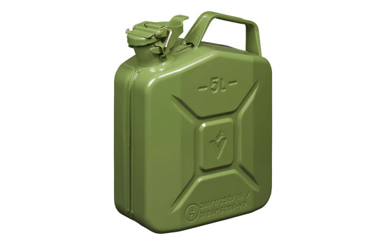 Bidon métallique vert de 5 L homologué UN et TÜV